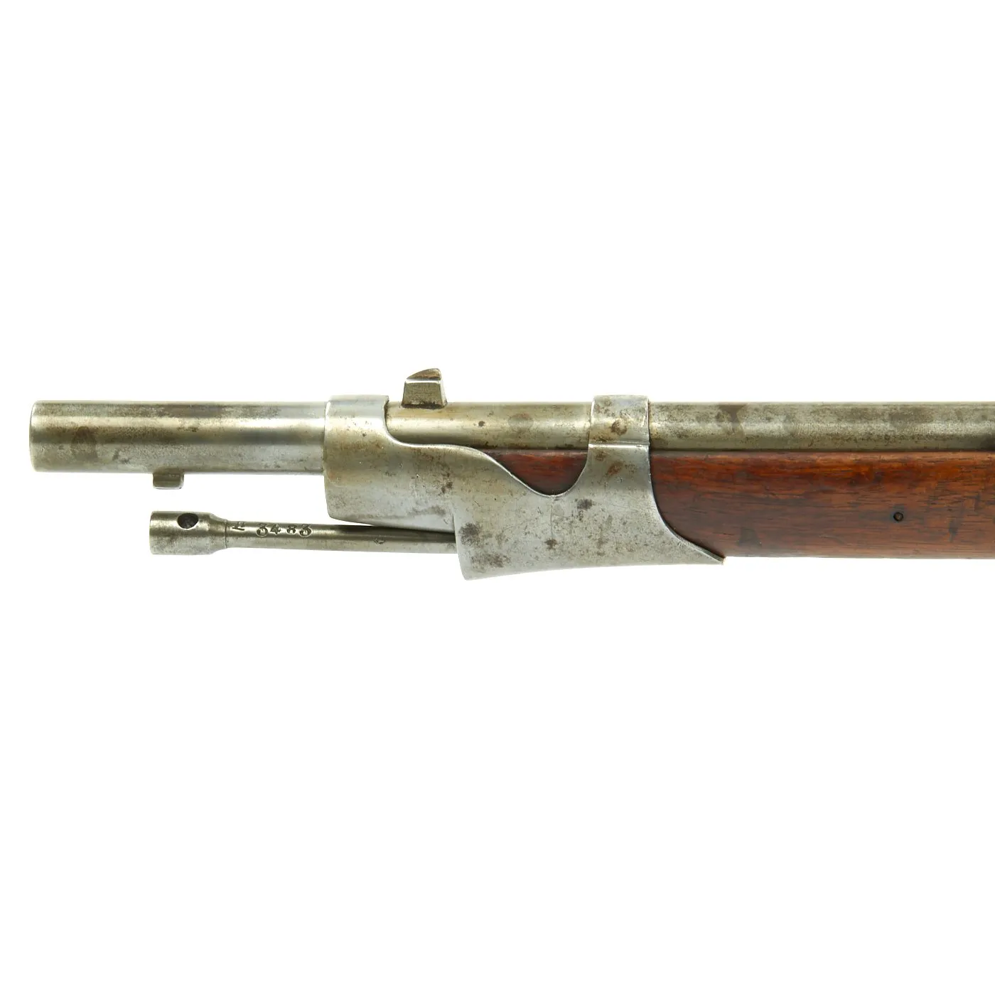 Original Belgian M-1867 Albini-Braendlin 11mm Infantry Rifle with External Hammer - dated 1868