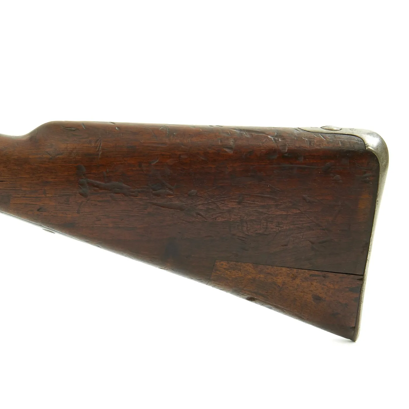 Original Belgian M-1867 Albini-Braendlin 11mm Infantry Rifle with External Hammer - dated 1868