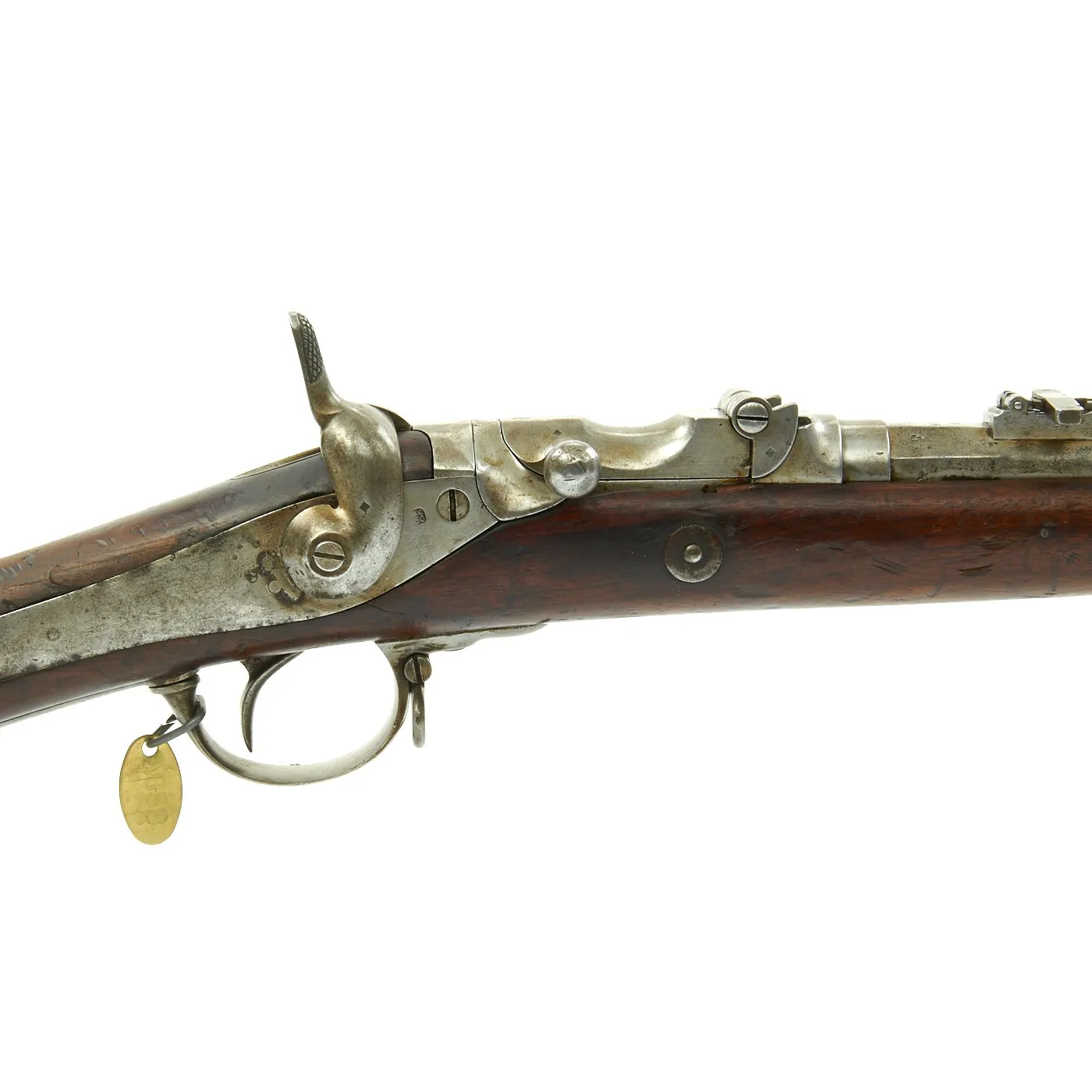 Original Belgian M-1867 Albini-Braendlin 11mm Infantry Rifle with External Hammer - dated 1868