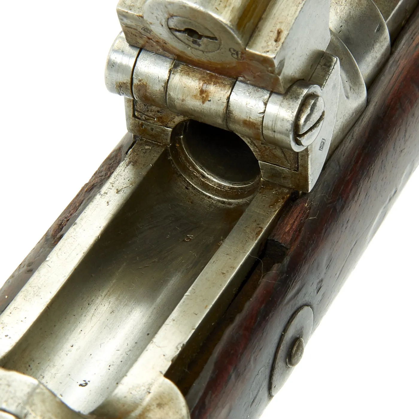 Original Belgian M-1867 Albini-Braendlin 11mm Infantry Rifle with External Hammer - dated 1868