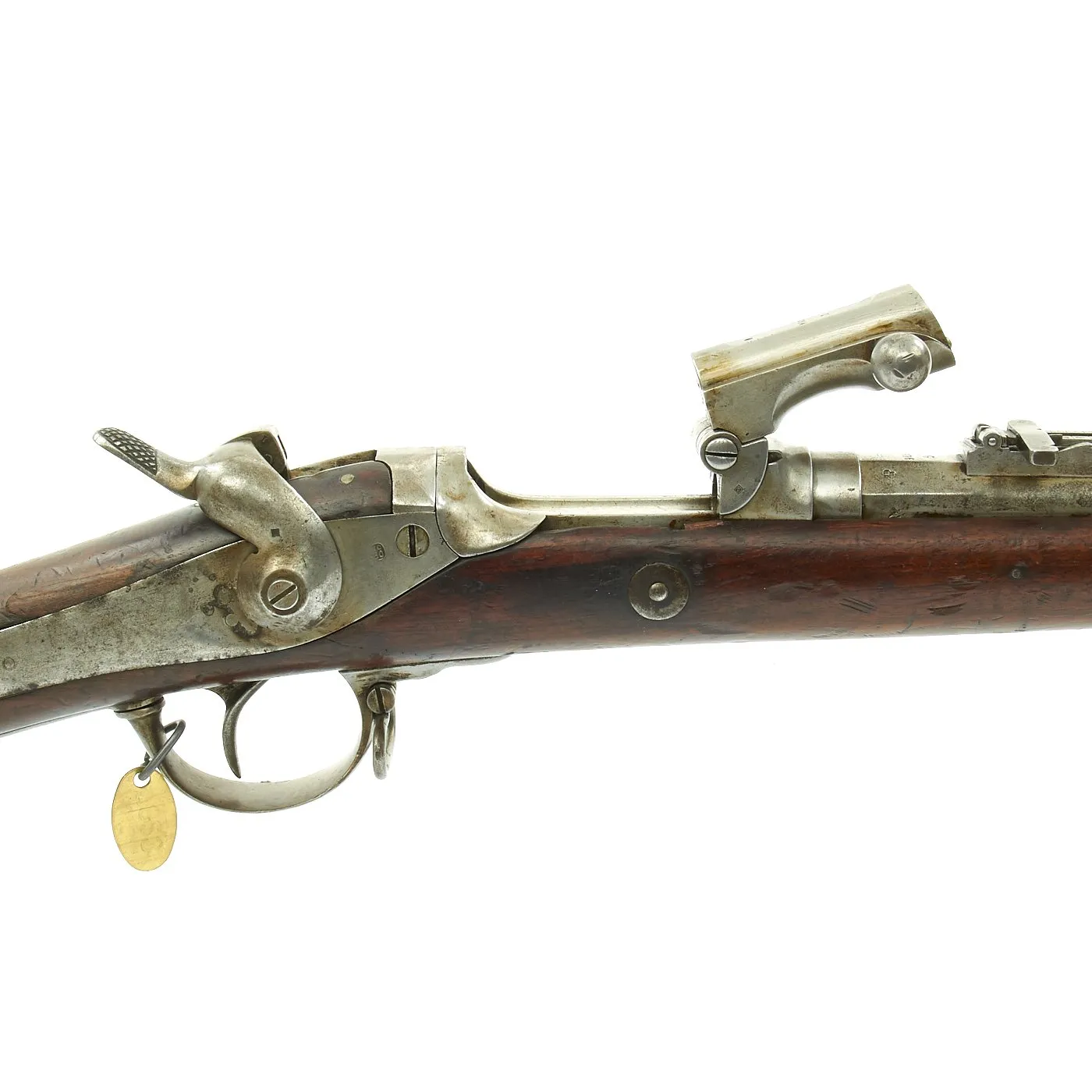 Original Belgian M-1867 Albini-Braendlin 11mm Infantry Rifle with External Hammer - dated 1868