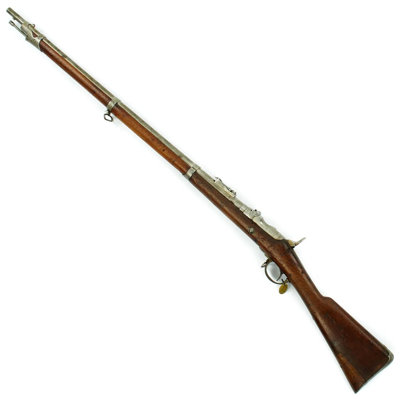 Original Belgian M-1867 Albini-Braendlin 11mm Infantry Rifle with External Hammer - dated 1868