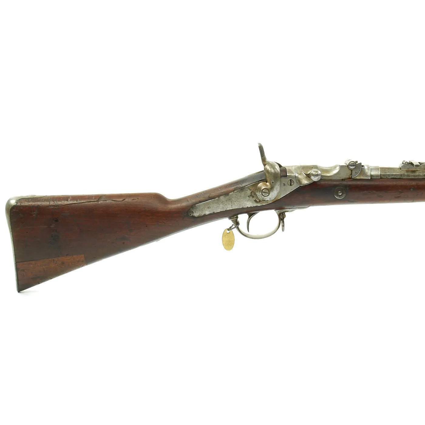 Original Belgian M-1867 Albini-Braendlin 11mm Infantry Rifle with External Hammer - dated 1868