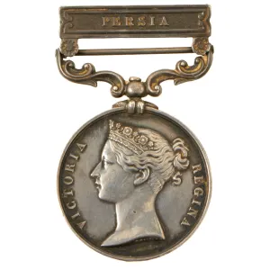 Original British Anglo-Persian War 1854 India General Service Medal with Persia Bar Named to Gunner T. Lenaghan, Artillery