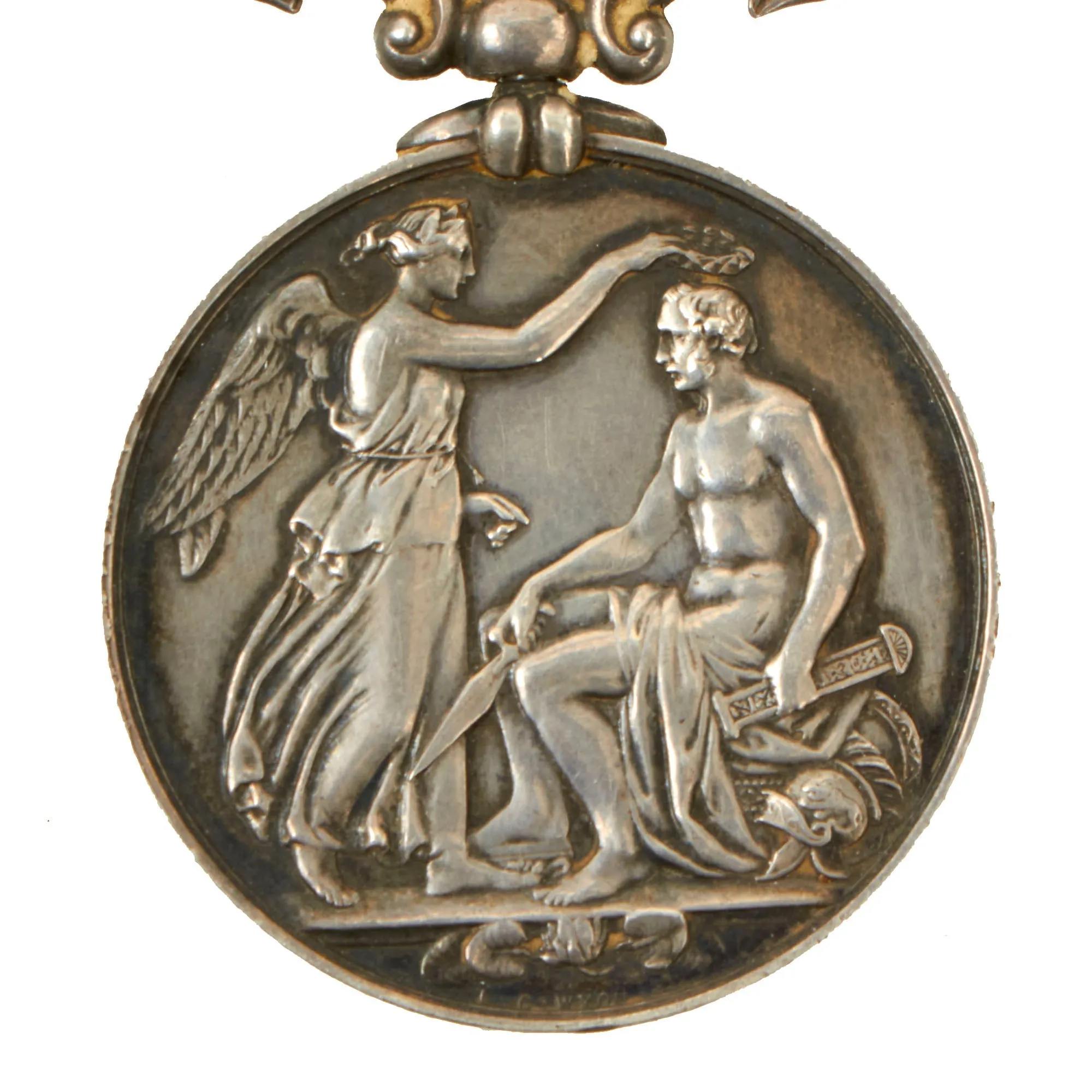 Original British Anglo-Persian War 1854 India General Service Medal with Persia Bar Named to Gunner T. Lenaghan, Artillery