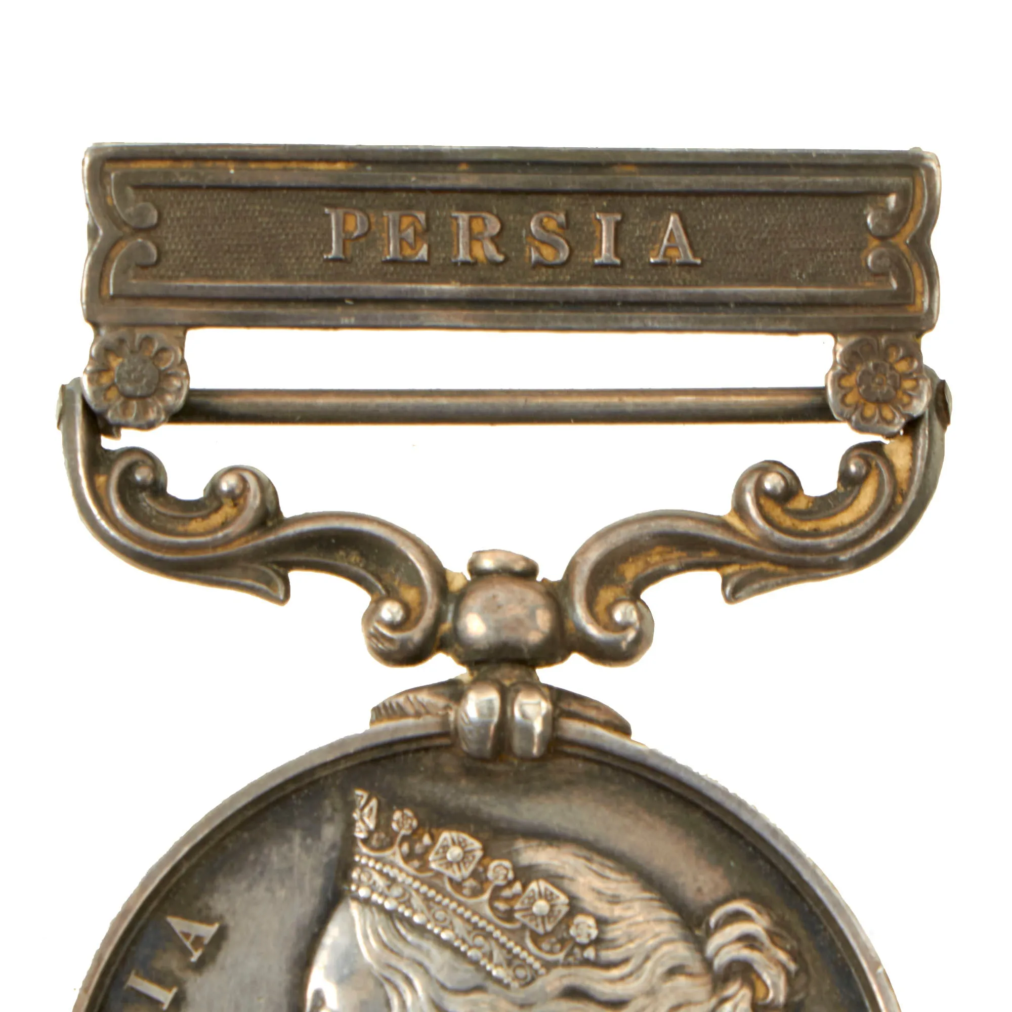 Original British Anglo-Persian War 1854 India General Service Medal with Persia Bar Named to Gunner T. Lenaghan, Artillery
