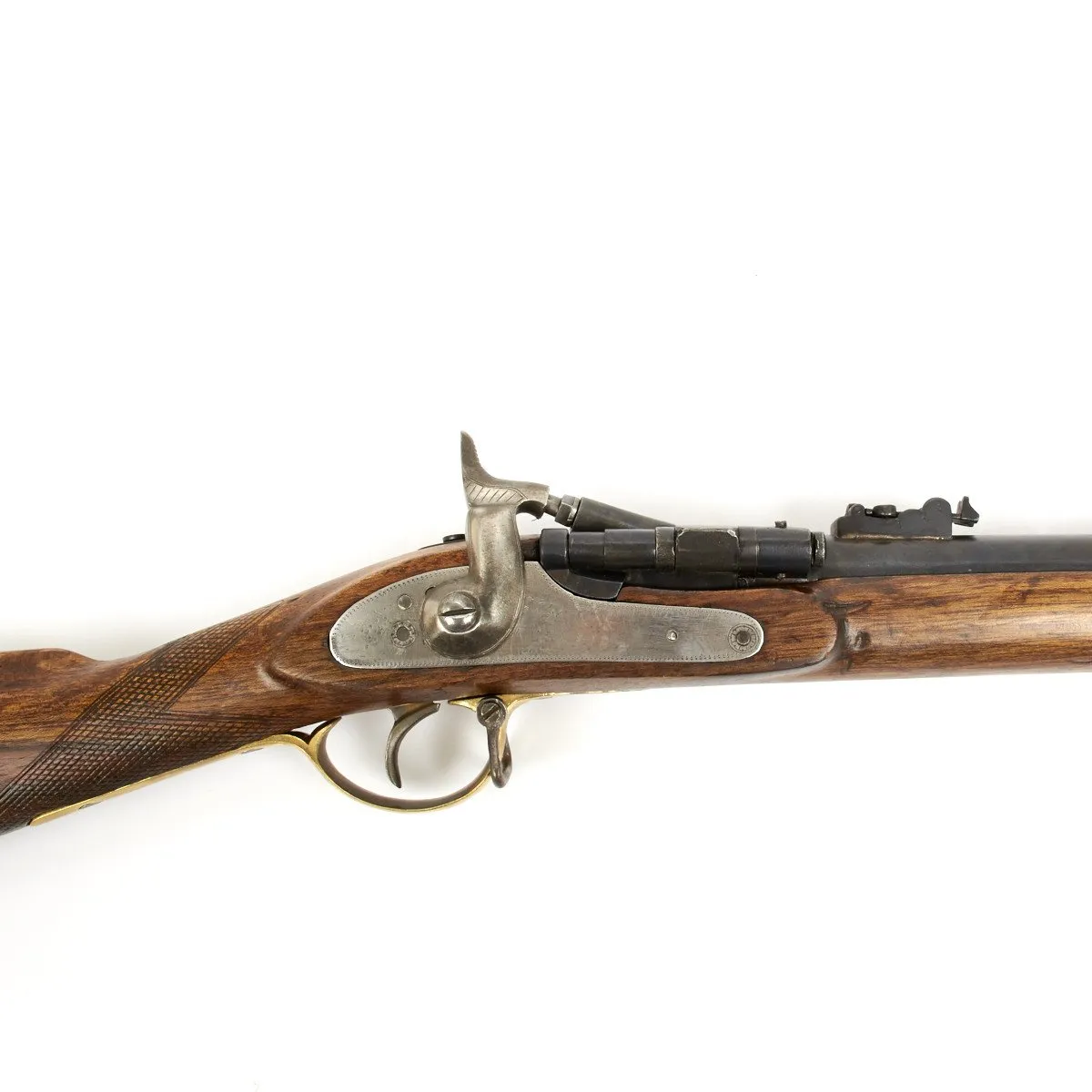 Original British Gurkha P-1864 Snider Two Band Short Rifle - Cleaned and Complete