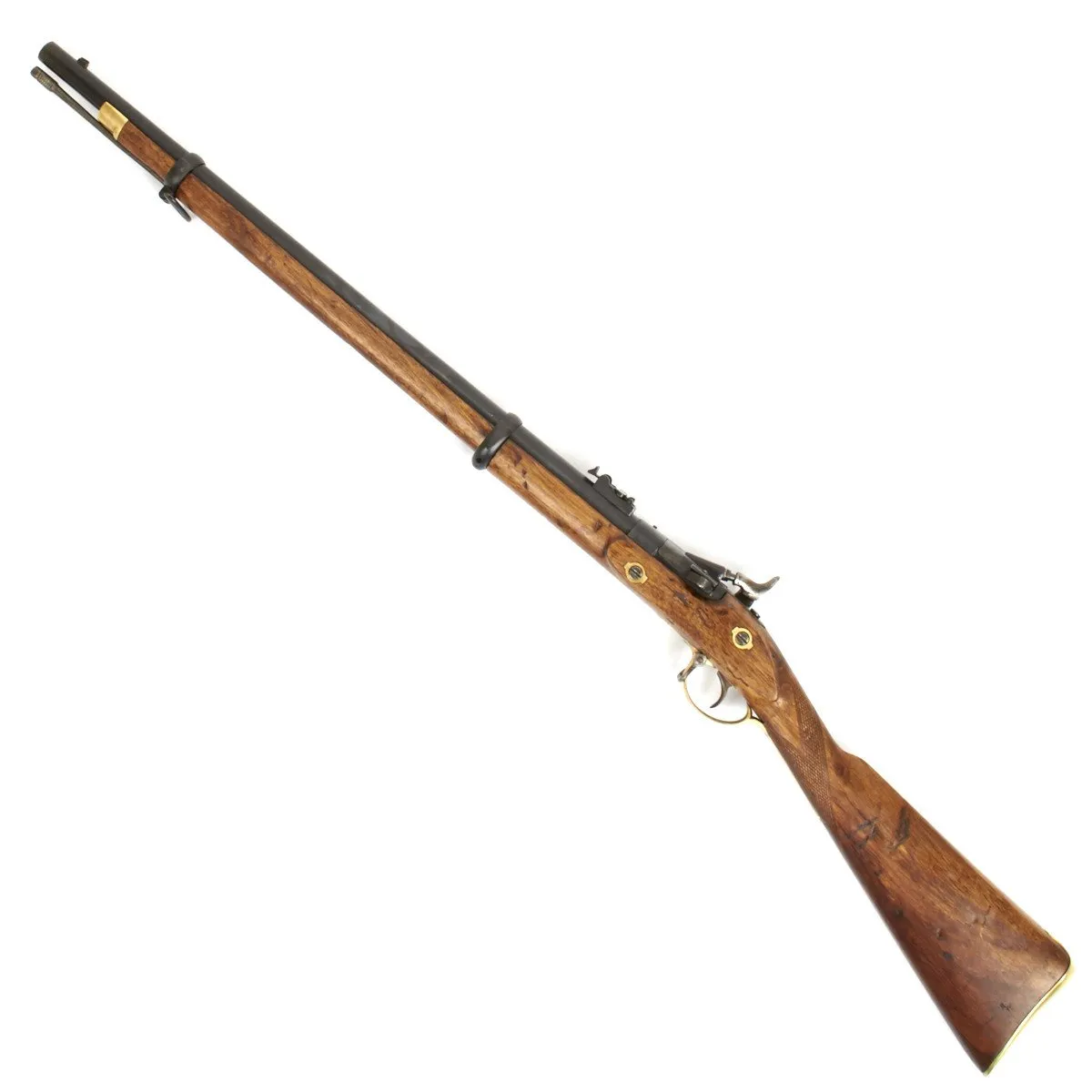 Original British Gurkha P-1864 Snider Two Band Short Rifle - Cleaned and Complete