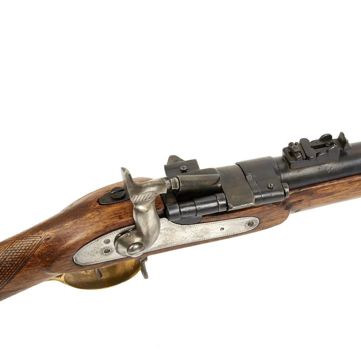 Original British Gurkha P-1864 Snider Two Band Short Rifle - Cleaned and Complete