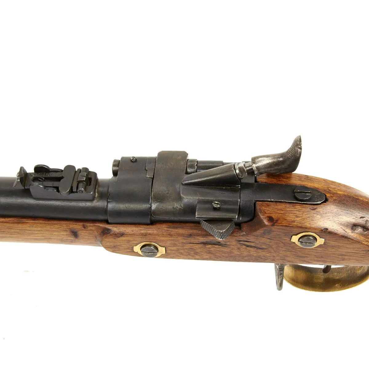 Original British Gurkha P-1864 Snider Two Band Short Rifle - Cleaned and Complete