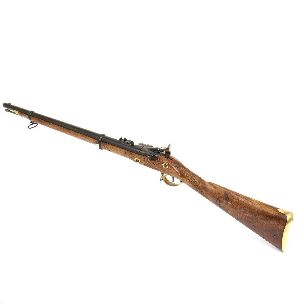 Original British Gurkha P-1864 Snider Two Band Short Rifle - Cleaned and Complete