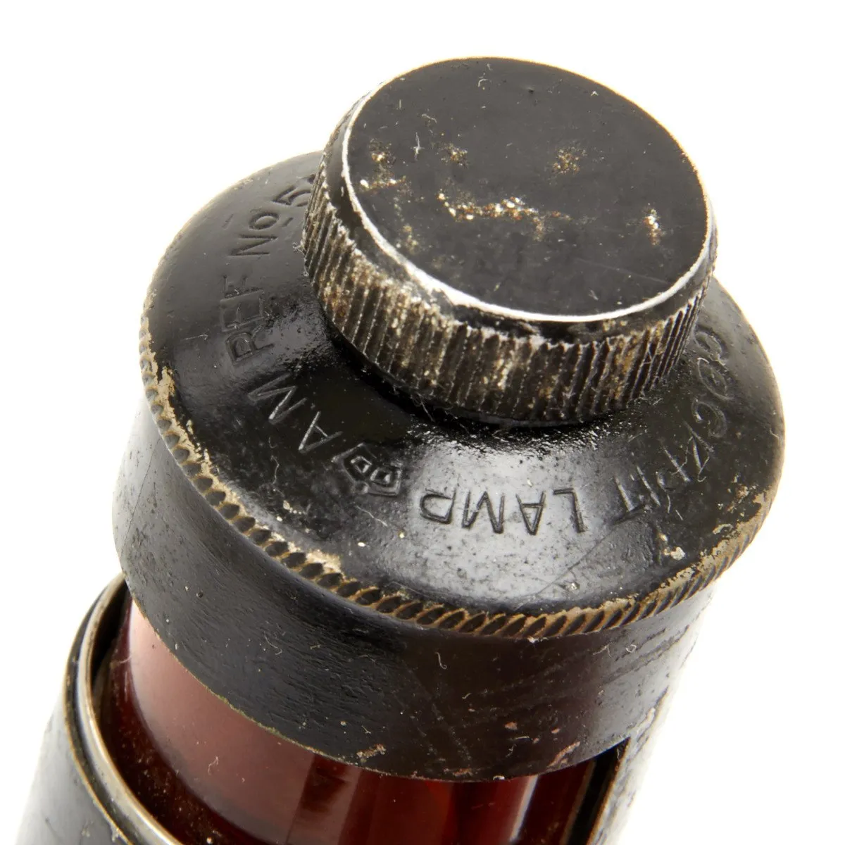 Original British WWII Supermarine Spitfire Aircraft Cockpit Lamp 5C/366 - First Pattern with Wiring