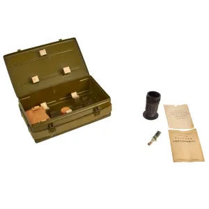 Original Chinese ChiCom NDM-86 Type 79 Dragunov Sniper Rifle Scope Case with Accessories - Dated 1985