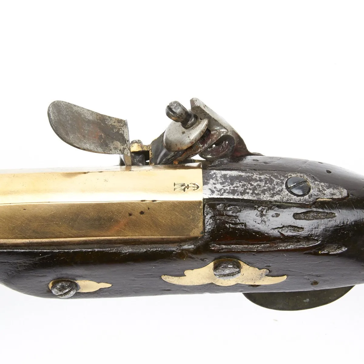 Original Dutch Brass Barrel Swivel Gun from Ship ZEEROP- Dated 1806