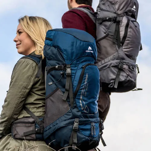 Ozark Trail Hiking Backpack Eagle, 40L Capacity, Blue