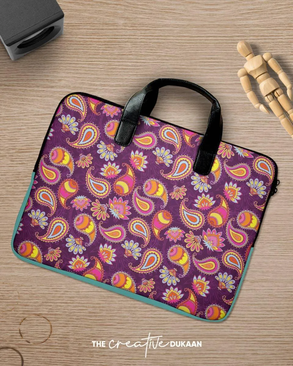 Paisley Design - Creative Laptop Cover Bag