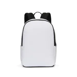 Pale White Waterproof Backpack | White | C0M0Y0K0