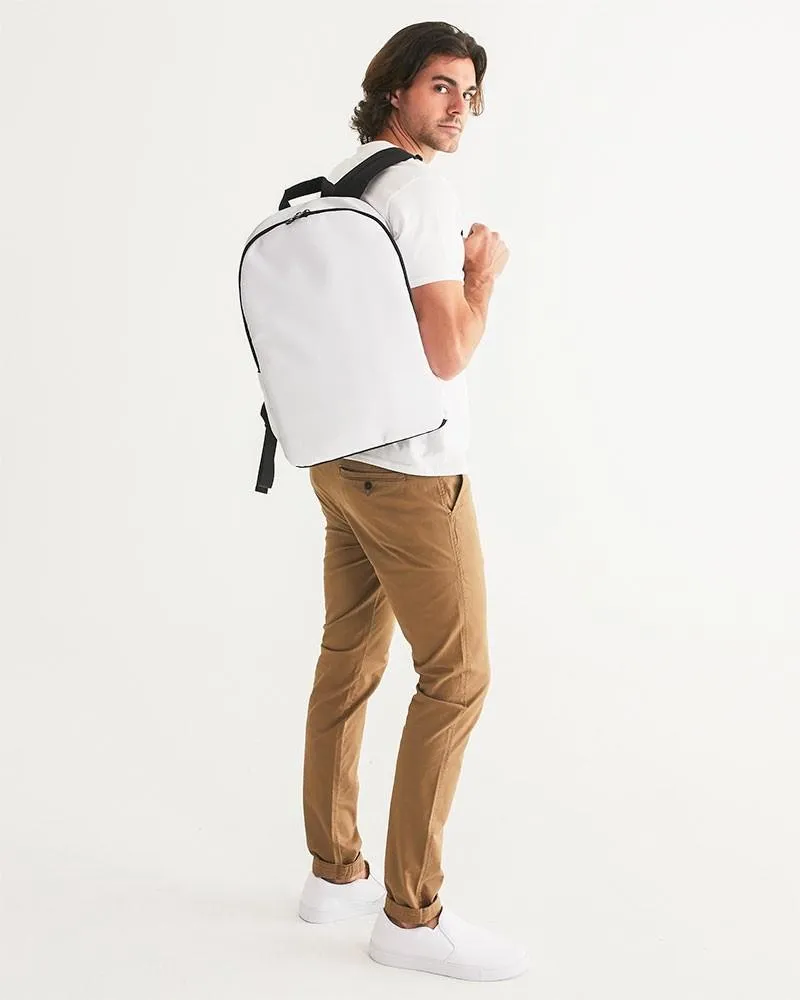 Pale White Waterproof Backpack | White | C0M0Y0K0