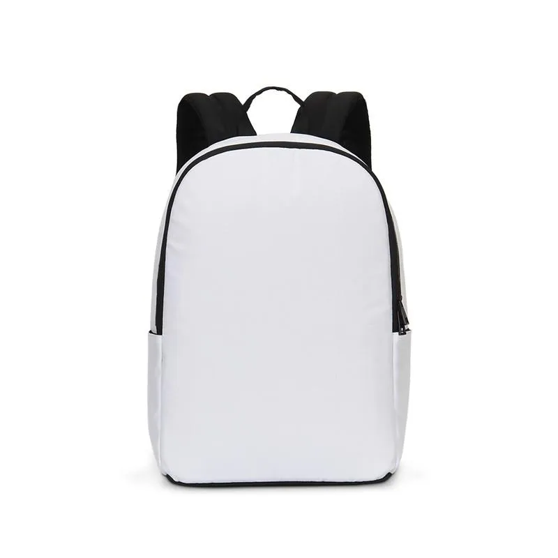 Pale White Waterproof Backpack | White | C0M0Y0K0