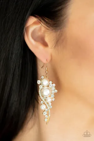 Paparazzi High-End Elegance Earrings Gold
