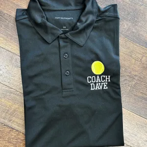 Personalized Tennis Ball Coach Performance Polo Shirt