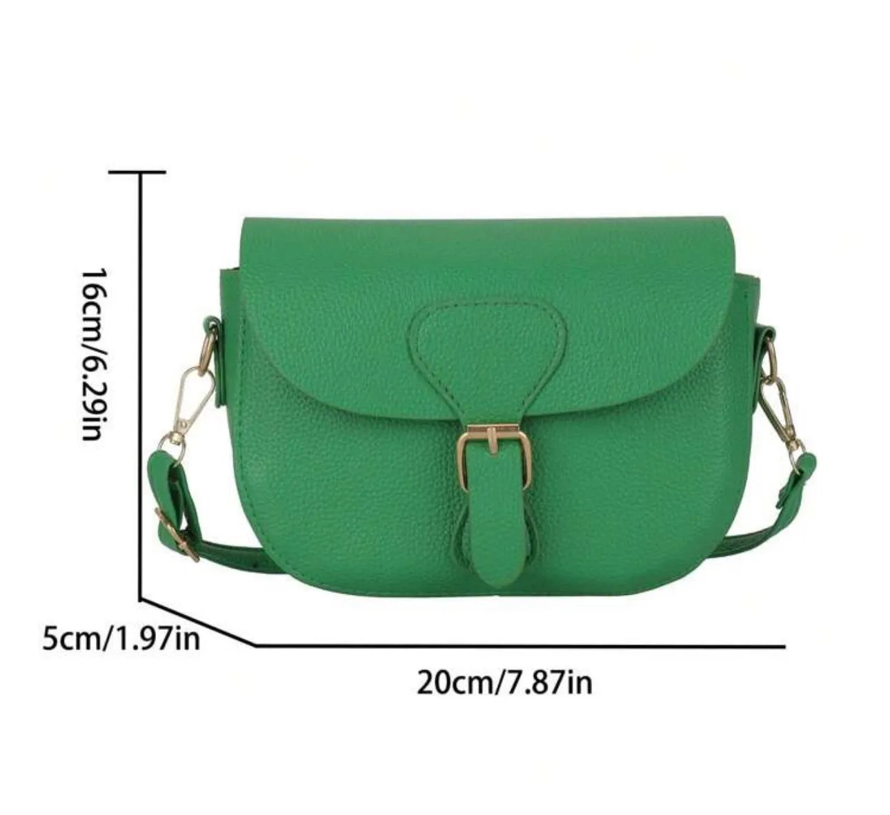 Purse - Green Glam Saddlebag