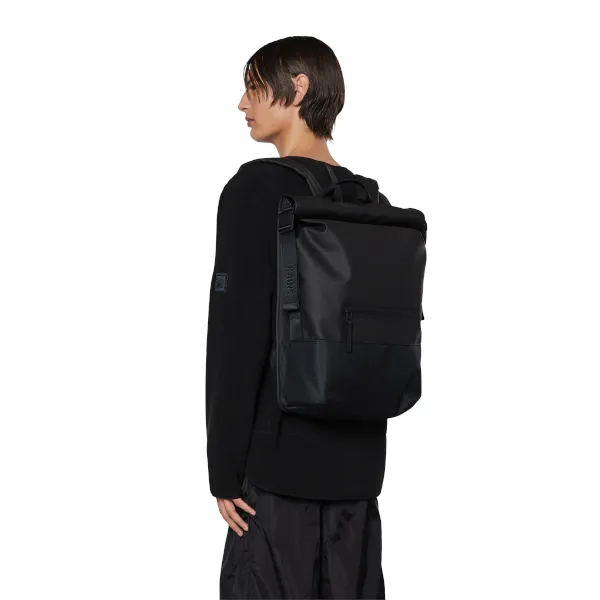 Rains Trail Rolltop Backpack (black)