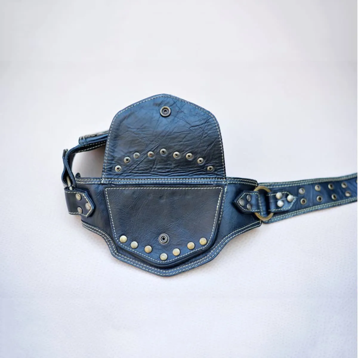 Rivet Belt Bag Women Men Medieval Punk Waist Bag