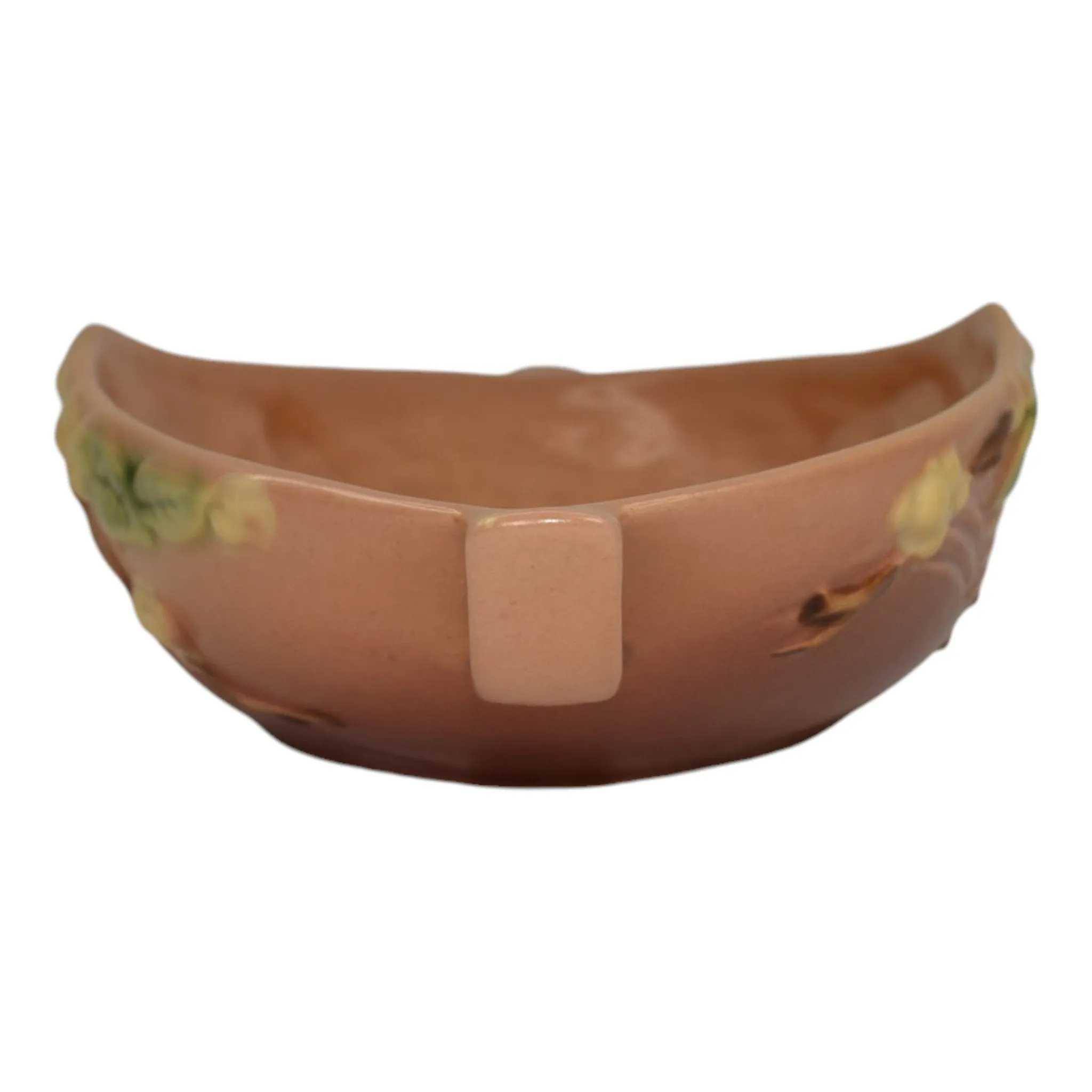 Roseville Snowberry Pink 1947 Vintage Art Pottery Ceramic Console Bowl 1BL1-10