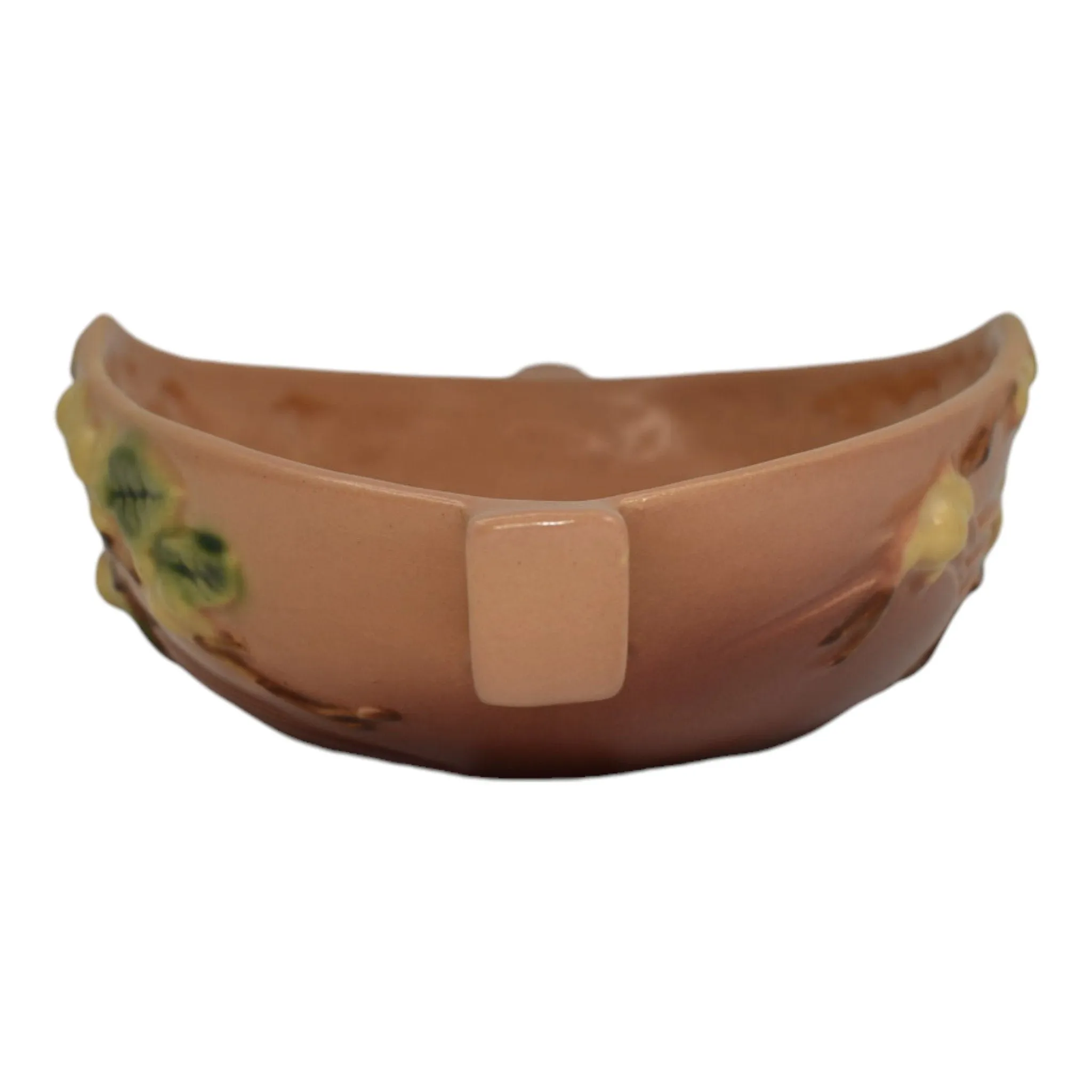Roseville Snowberry Pink 1947 Vintage Art Pottery Ceramic Console Bowl 1BL1-10