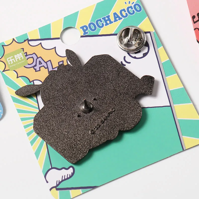 Sanrio Characters Comic Style Metal Brooch