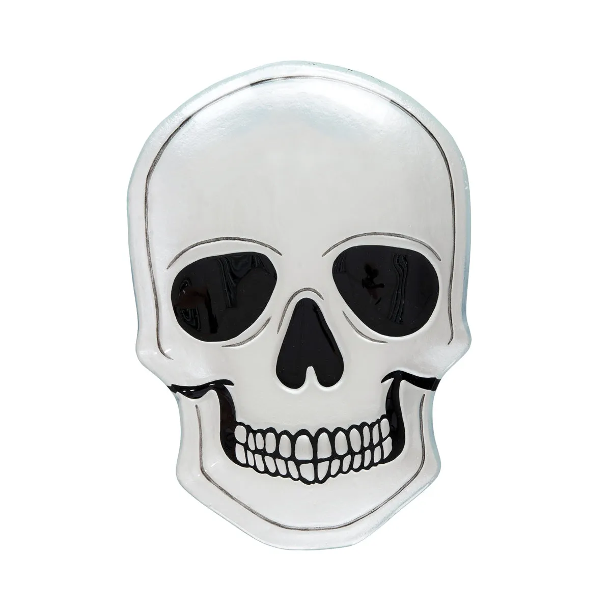 Skull Slump Glass Plate