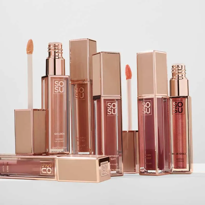 SOSU Cosmetics Shimmer Lip Glaze