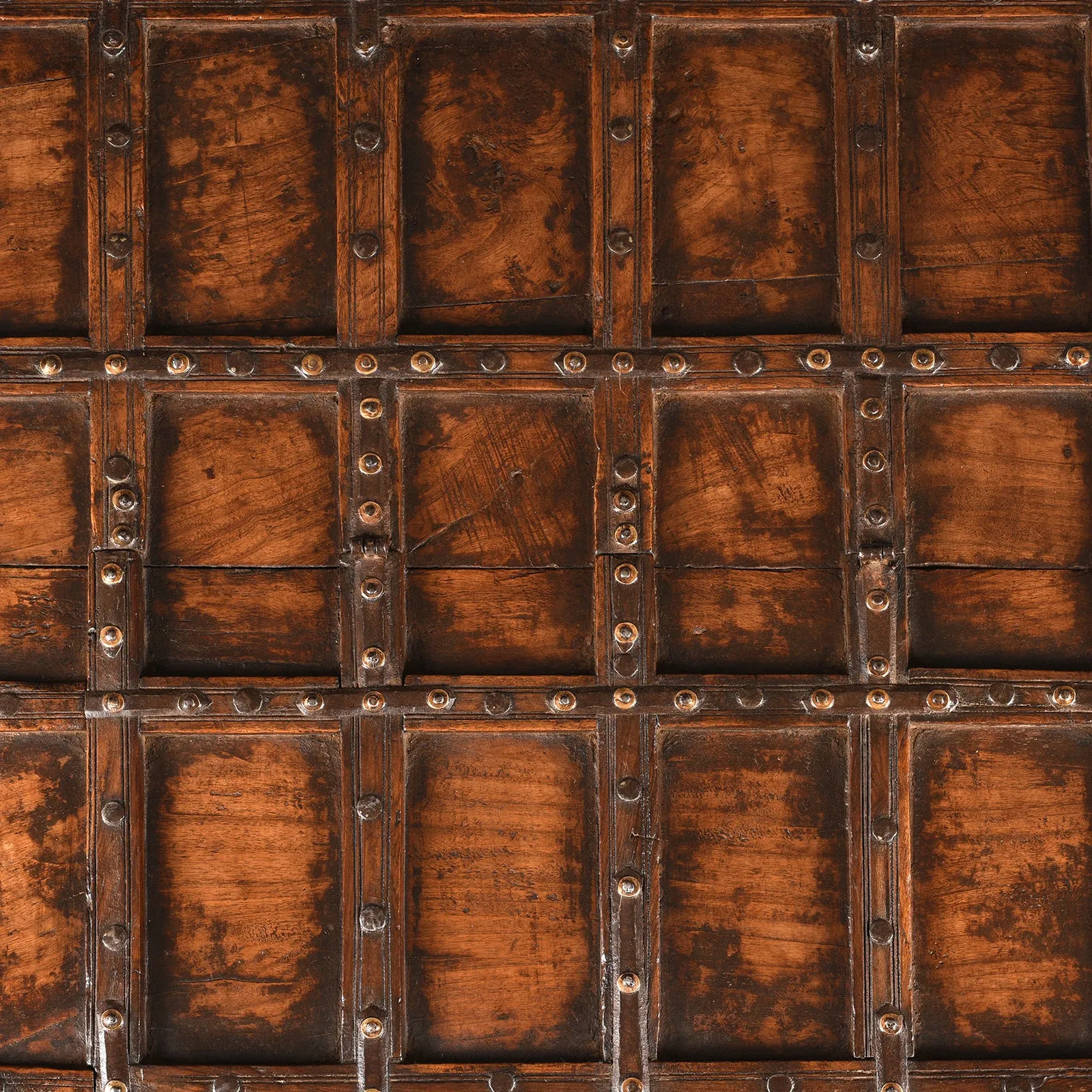 Stick Box Storage Chest From Jaisalmer - 19th Century