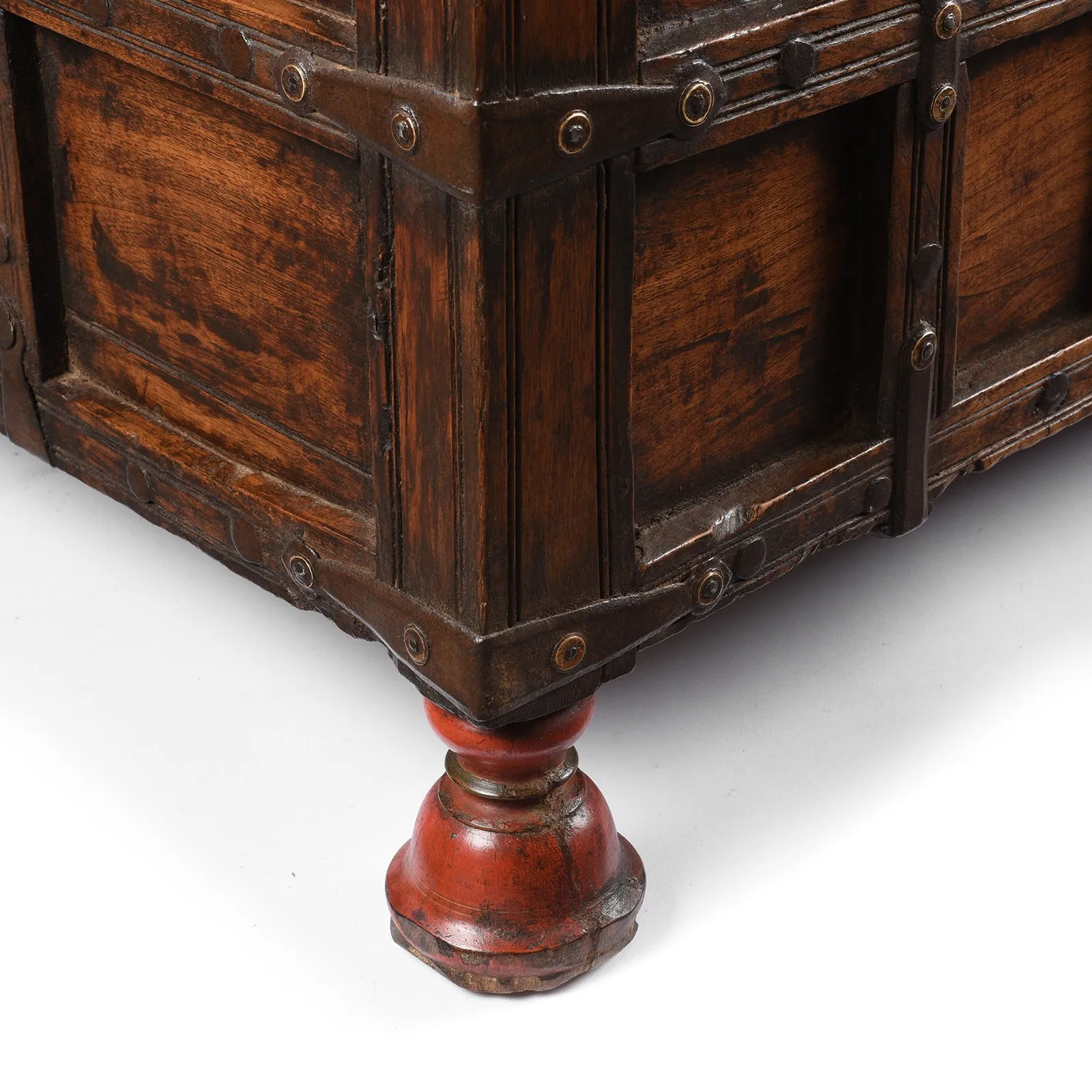 Stick Box Storage Chest From Jaisalmer - 19th Century