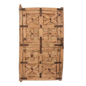 Stick Door Panel From Jaisalmer - 19th Century