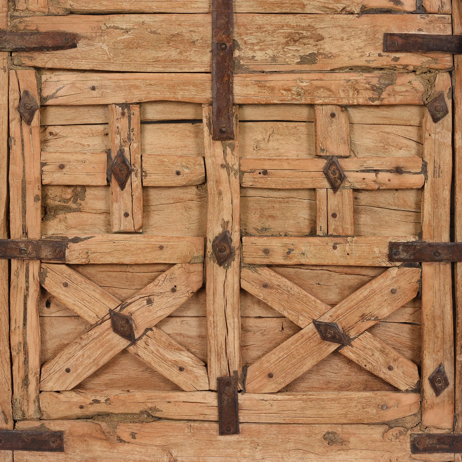 Stick Door Panel From Jaisalmer - 19th Century