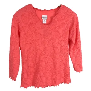 Sugar Coral Jafa Surreal Textured Top