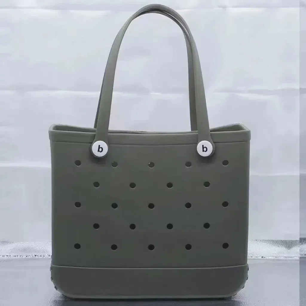 Summer Large Bogg Style Beach Bag Waterproof
