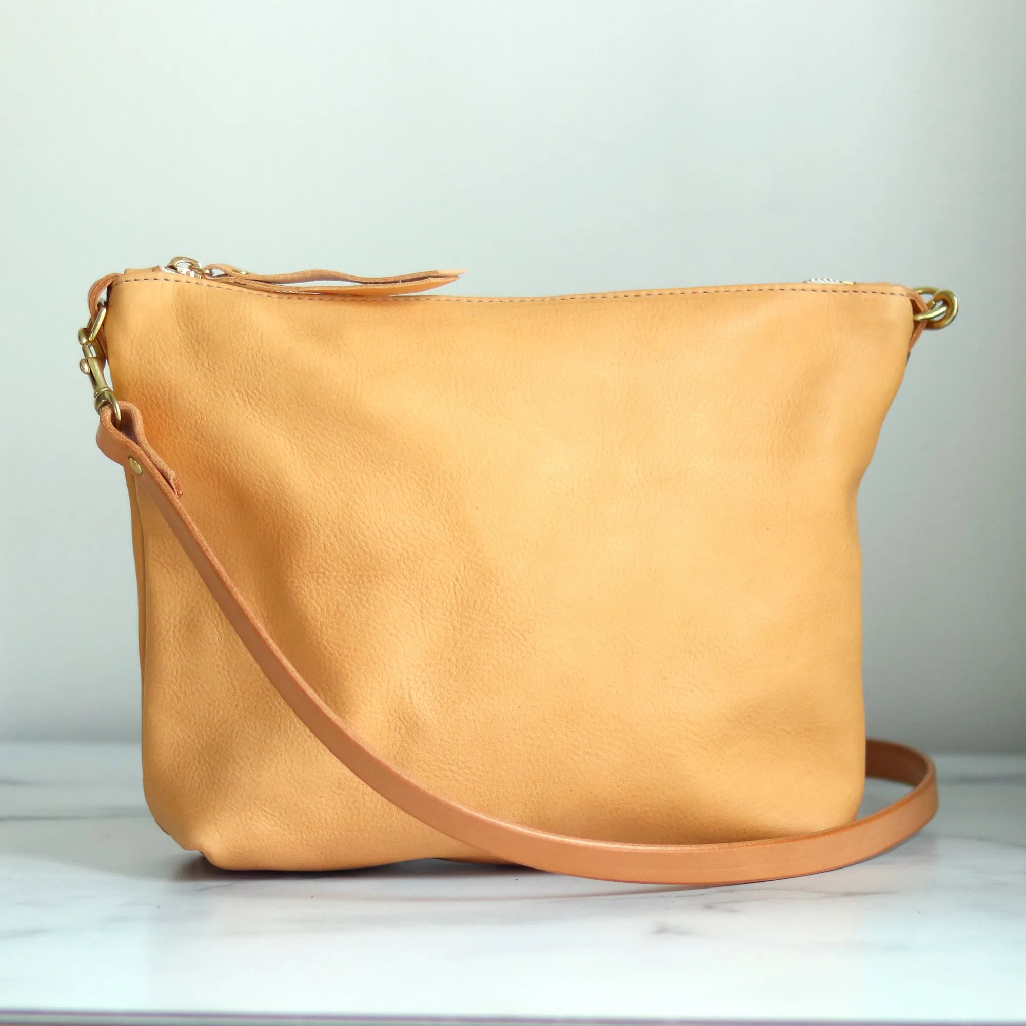 Summer Seconds Sale - Crossbody Bag with Monogram - Beige No. 3