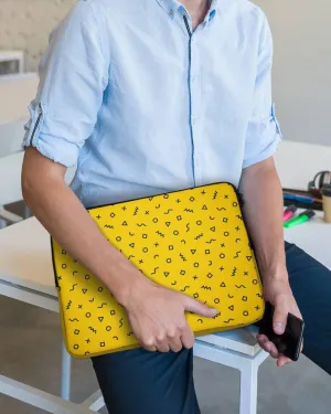Symbolatry quirky laptop sleeve bag