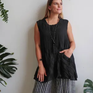 Take It Easy Cotton Tunic Top