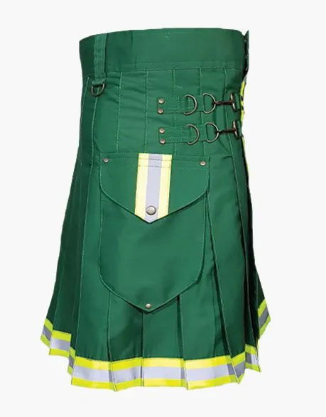 The Green Utility Kilt for Firefighter