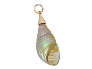 Tidal Waters - Maireeneer Shell Pendant in Gold