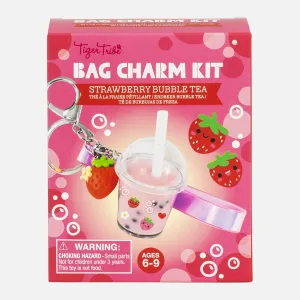 TIGER TRIBE - BAG CHARM KIT: STRAWBERRY BUBBLE TEA