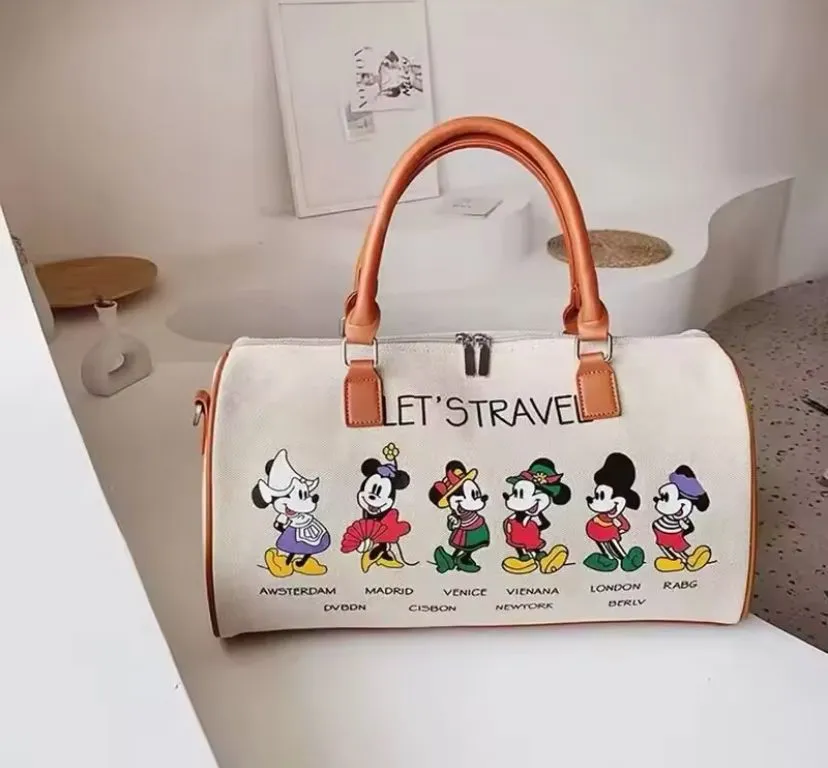 Travel Bag Cartoon Luggage Canvas Bag