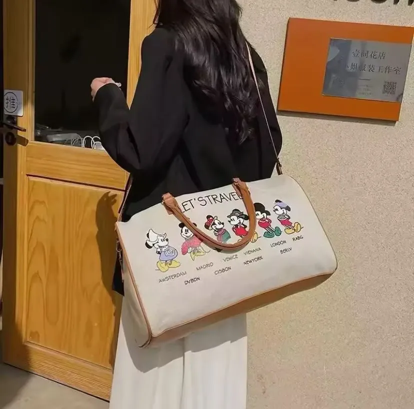 Travel Bag Cartoon Luggage Canvas Bag