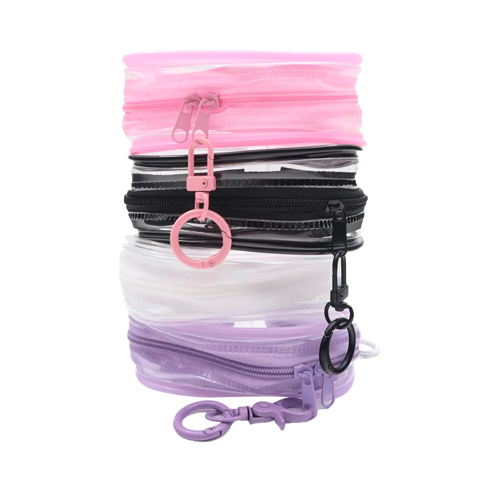 Trinket Pouch with Keychain Lilac