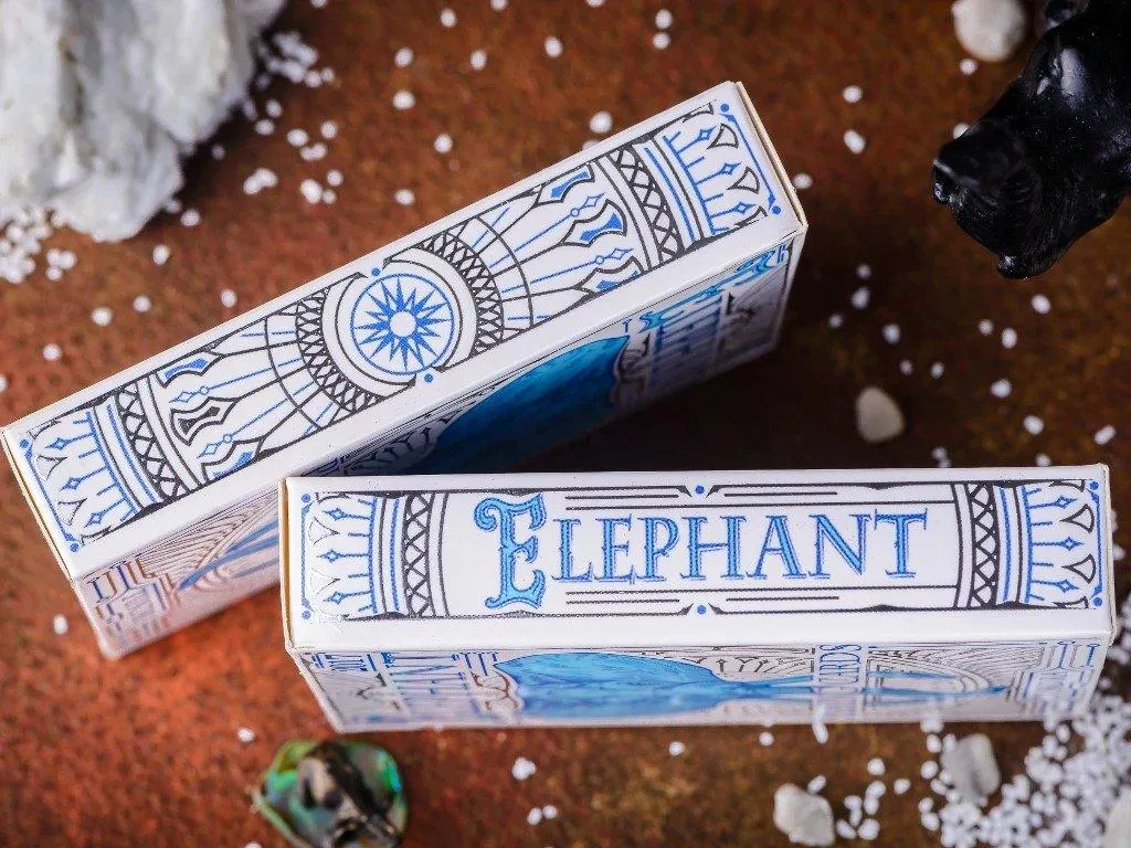 Tundra Elephant Playing Cards