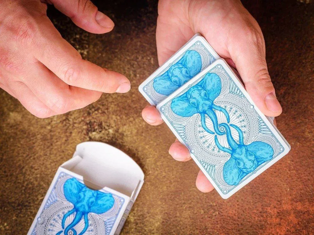 Tundra Elephant Playing Cards